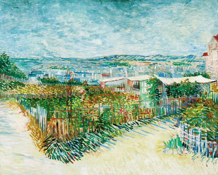  文森特·威廉·梵高  Vincent Willen Van Gogh —— 蒙马特的小路   1887.7